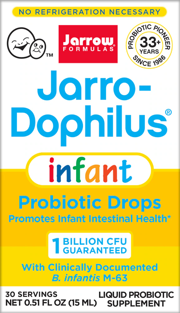 Пробиотики для младенцев Jarro-Dophilus - 1 миллиард КОЕ - 15 мл - Jarrow Formulas Jarrow Formulas