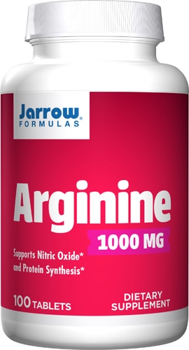 Энергетический аргинин — 1000 мг — 100 таблеток Jarrow Formulas
