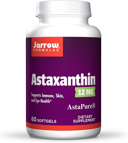 Астаксантин для поддержки иммунитета - 12 мг - 60 мягких капсул - Jarrow Formulas Jarrow Formulas
