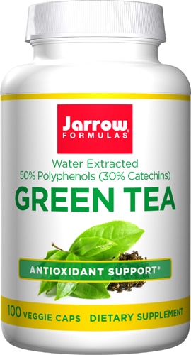 Экстракт Зеленого Чая для Иммунитета, Без кофеина - 500 мг - 100 капсул - Jarrow Formulas Jarrow Formulas