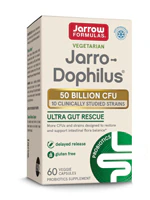 Jarro-Dophilus Ultra Gut Rescue -- 50 billion CFU - 60 Veggie Capsules (Капсулы на растительной основе) Jarrow Formulas