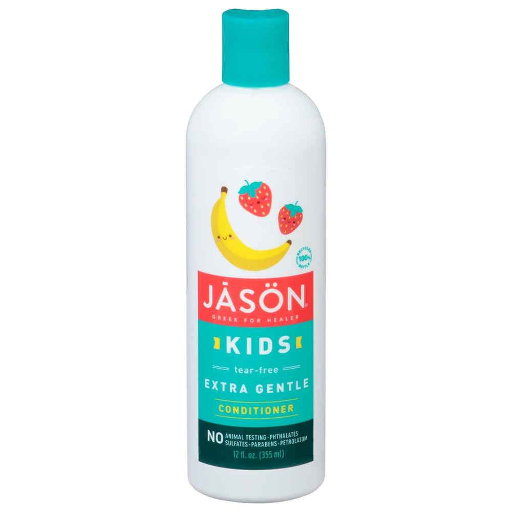 Детский Кондиционер JASON Kids Extra Gentle Strawberry Banana -- 355 мл JASON