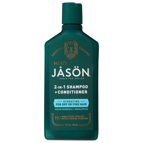 Увлажняющий шампунь 2-в-1 + кондиционер для мужчин — 12 жидких унций JASON