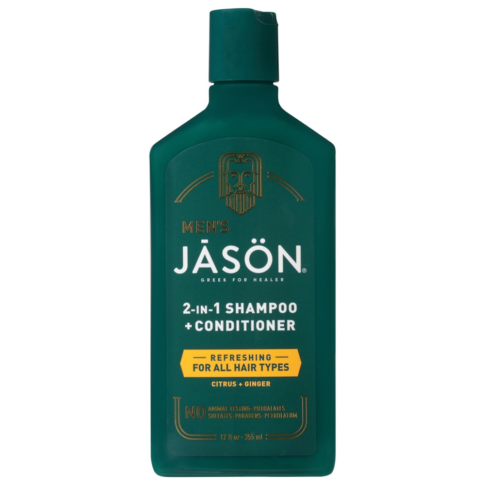 Мужской освежающий шампунь 2-в-1 + кондиционер - 12 жидких унций JASON