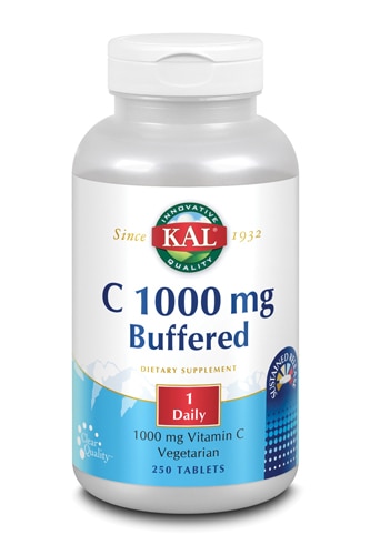Kal C 1000 буферизованный с замедленным высвобождением — 1000 мг — 250 таблеток KAL