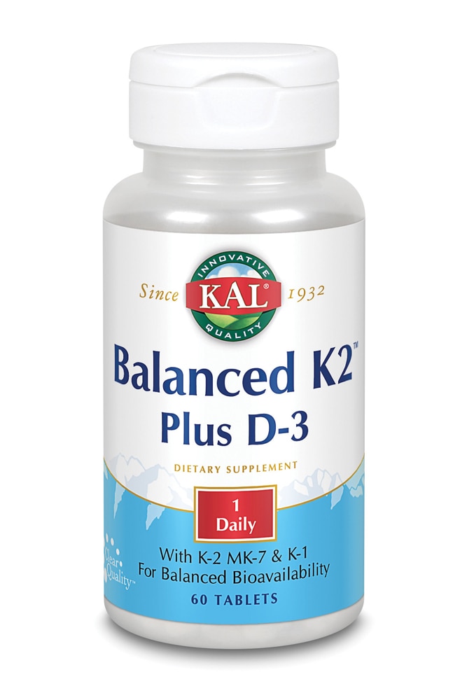 Kal Balanced K2™ — 60 таблеток KAL