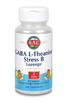 Kal GABA L-Thenine Stress B Lozenge Natural Mango Tangerine -- 100 Lozenges (Пастилки) KAL