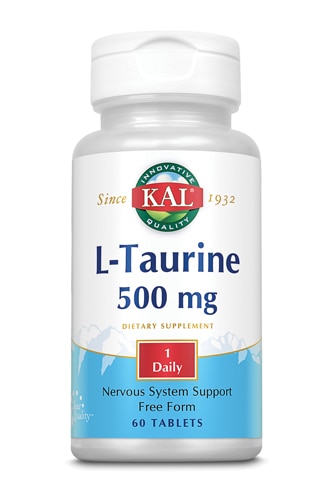 L-Таурин - 500 мг - 60 таблеток - KAL KAL