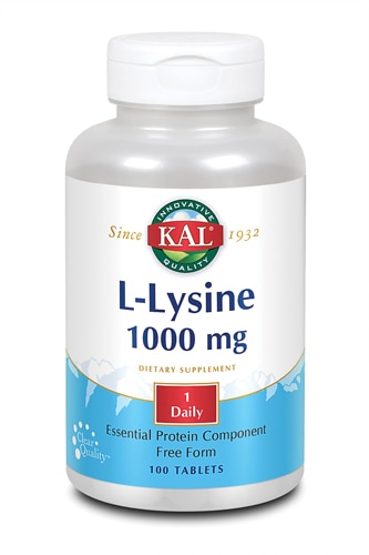 Kal L-лизин -- 1000 мг -- 100 таблеток KAL