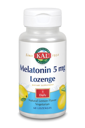 Kal Melatonin Lozenge Lemon - 5 мг - 60 пастилок KAL