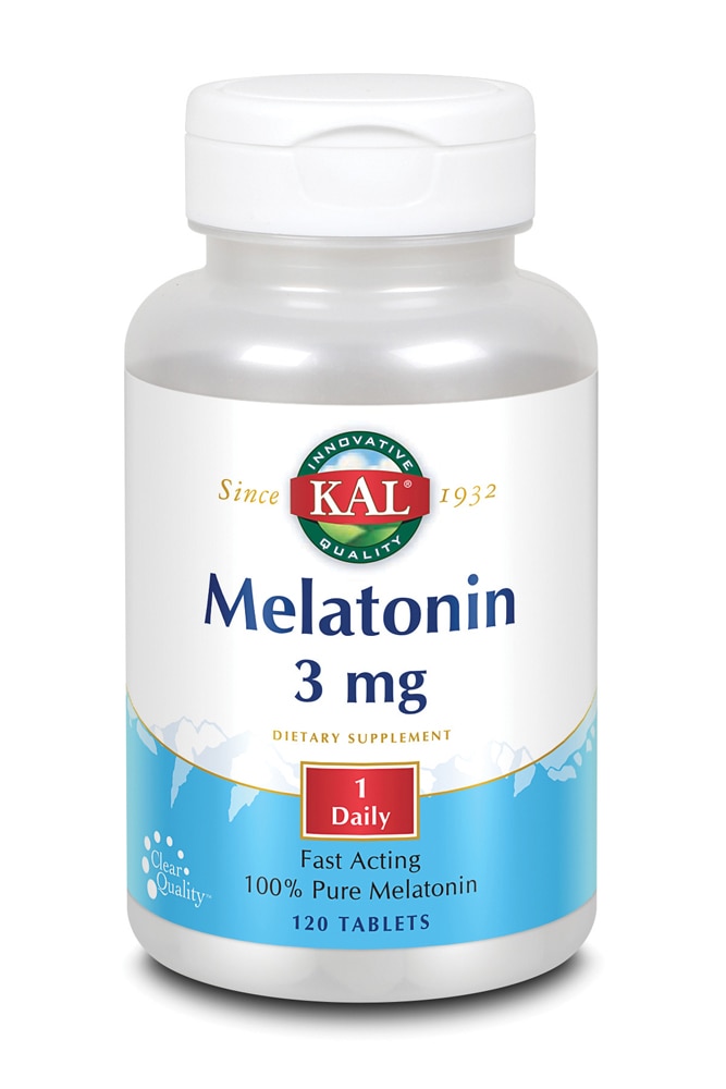 Kal Мелатонин -- 3 мг -- 120 таблеток KAL
