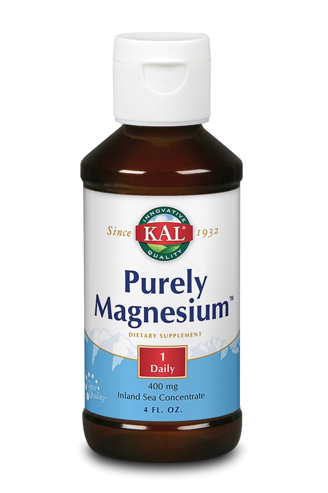 Kal Purely Magnesium™ без вкусовых добавок -- 4 жидких унции KAL