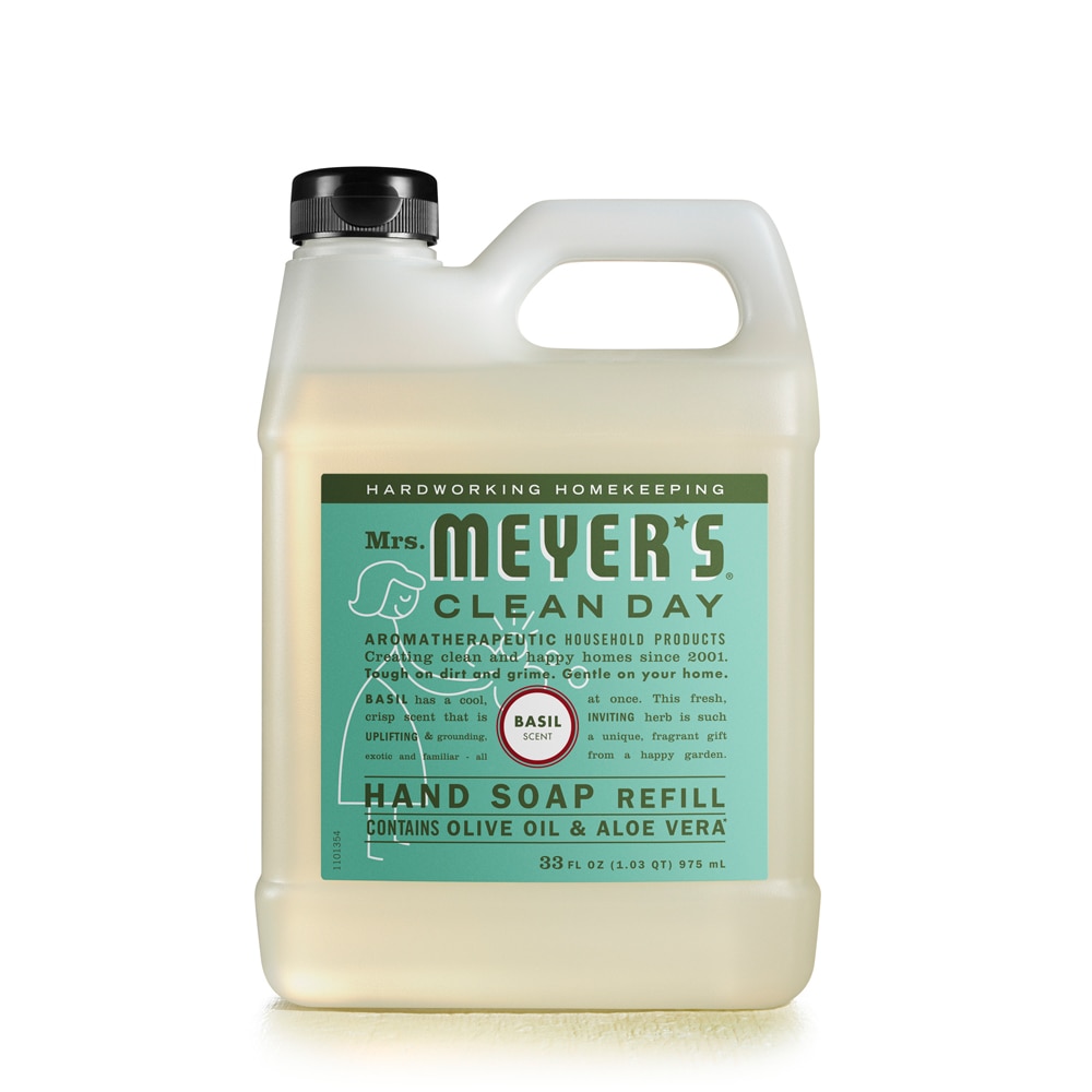 Жидкое мыло для рук Clean Day Refill с базиликом -- 33 жидких унции Mrs. Meyer's