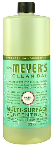 Clean Day Multi-Surface Concentrate Everyday Cleaner Basil, 32 хлопья Mrs. Meyer's