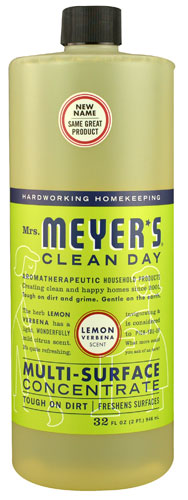 Clean Day Multi-Surface Concentrate Ежедневное чистящее средство с лимонной вербеной -- 32 жидких унции Mrs. Meyer's