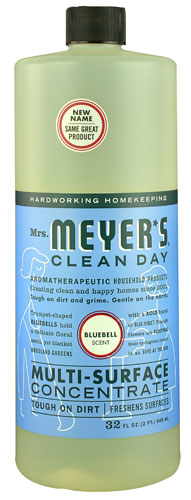 Clean Day Multi-Surface Concentrate Everyday Cleaner Bluebell - 32 жидких унции Mrs. Meyer's