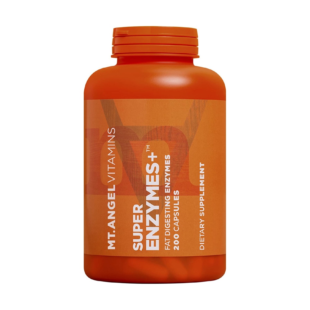 Super Enzymes+™ -- 200 капсул Mt Angel Vitamins