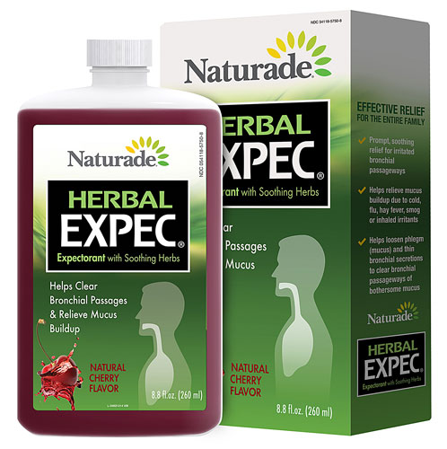 Herbal Expec® Натуральная вишня — 8,8 жидких унций Naturade