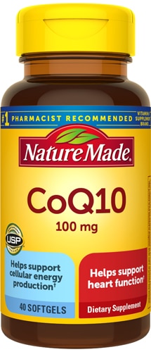 CoQ10 — 100 мг — 40 гелевых капсул Nature Made