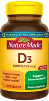 Vitamin D3 -- 1000 IU - 300 Tablets (Таблетки) Nature Made