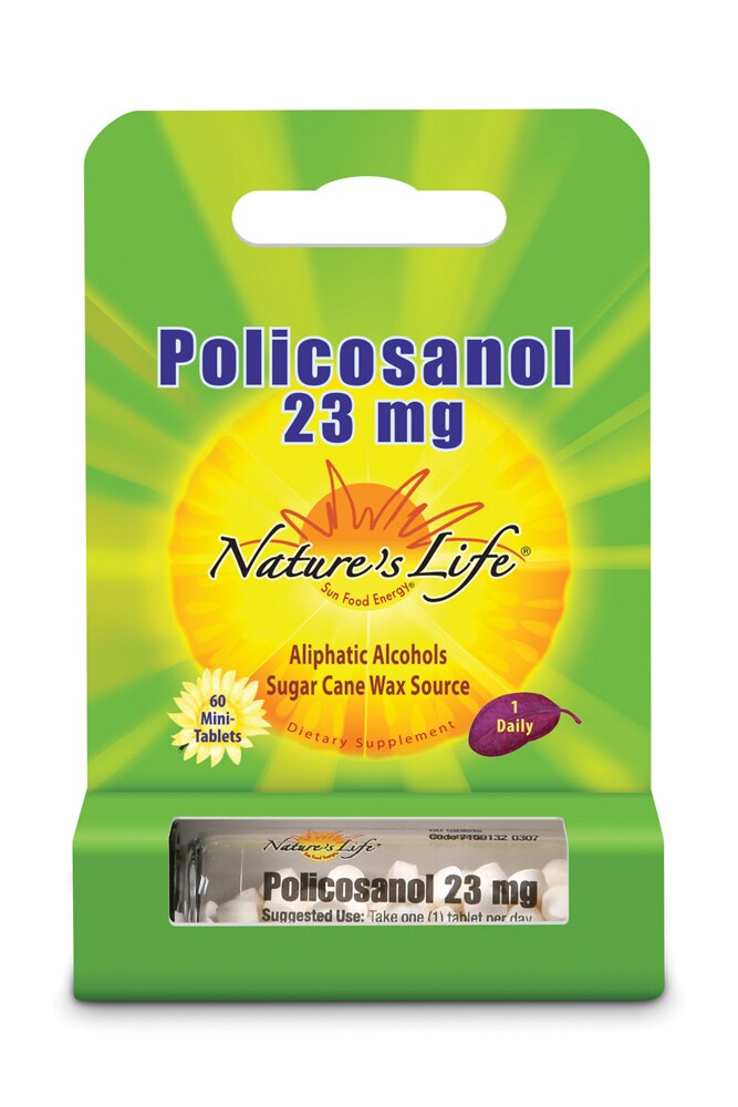 Policosanol -- 23 mg - 60 Mini Tablets (Таблетки) Nature's Life