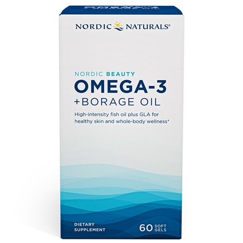 Nordic Beauty Omega-3 + Borage Oil -- 60 Softgels (Мягкие капсулы) Nordic Naturals