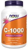 C-1000 -- 250 Tablets (Таблетки) NOW Foods