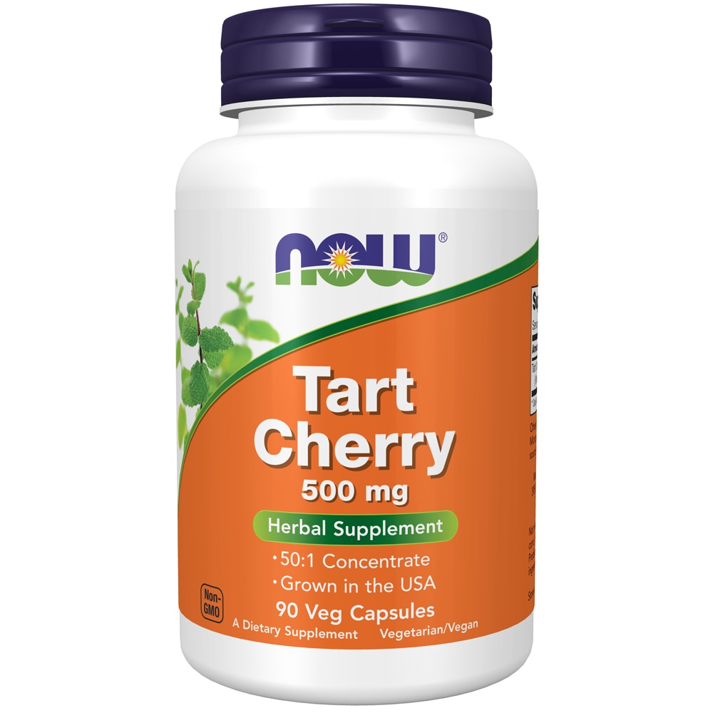 Tart Cherry -- 500 mg - 90 Veg Capsules (Вегетарианские капсулы) NOW Foods