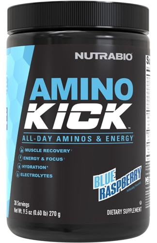 Amino Kick Blue Raspberry -- 30 Servings (Порции) NutraBio