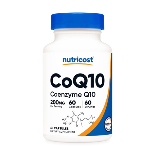 CoQ10 - 200мг - 60 капсул - Nutricost Nutricost