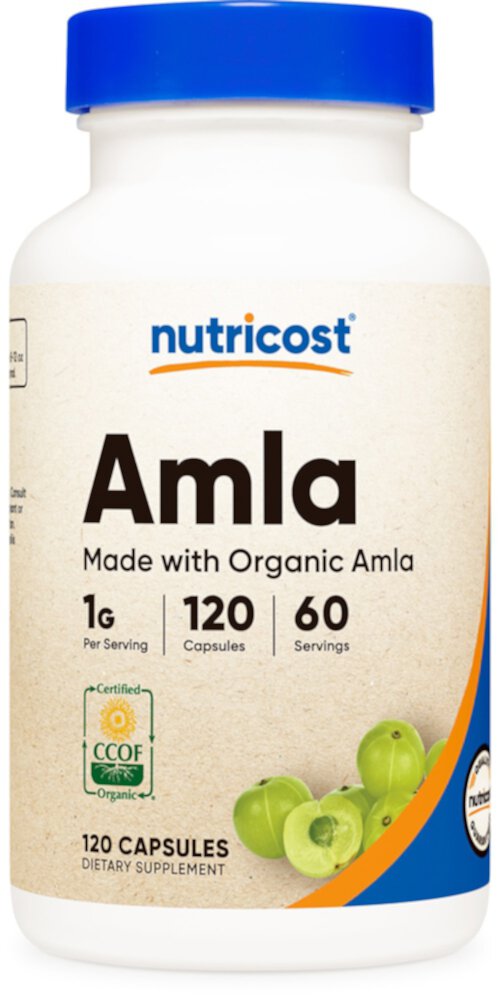 Organic Amla -- 120 Capsules (Капсулы) Nutricost