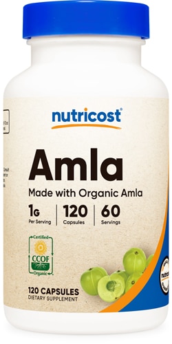 Organic Amla -- 120 Capsules (Капсулы) Nutricost