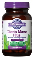 Lion's Mane Plus Organic -- 60 Vegan Capsules (Веганские капсулы) Oregon's Wild Harvest