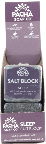 Блок соли - сон - 5 унций Pacha Soap Co