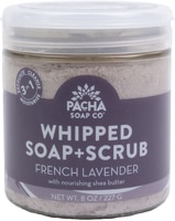Взбитое мыло + скраб — французская лаванда — 8 унций Pacha Soap Co