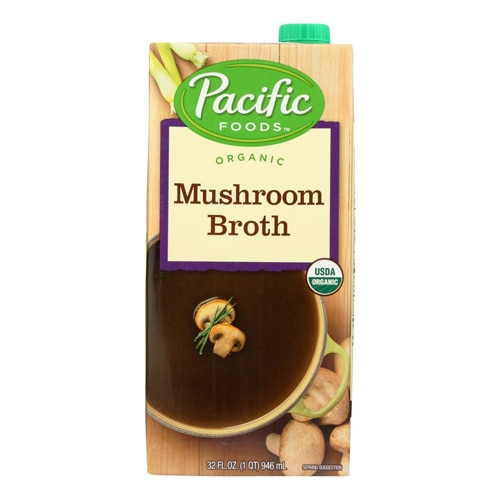 Органический грибной бульон — 32 жидких унции Pacific Foods