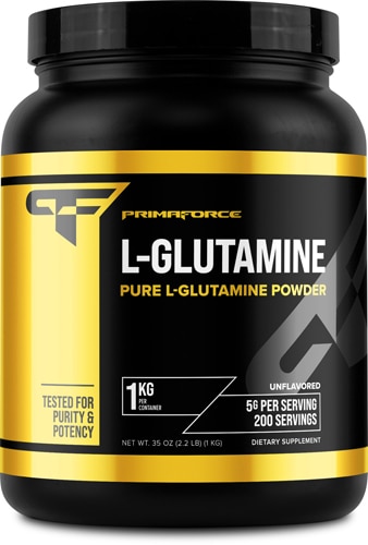 L-глютамин без вкуса -- 1 кг -- 200 порций Primaforce