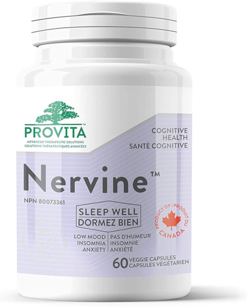 Nervine -- 60 Veggie Capsules (Капсулы на растительной основе) Provita