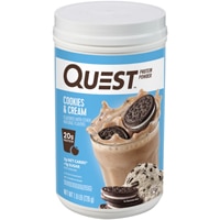 Protein Powder (Порошок) Cookies and Cream (Крем) -- 1.6 lb (Фунты) Quest Nutrition