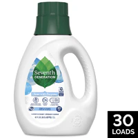 Liquid Laundry Detergent 30 Loads Fragrance Free -- 45 fl oz Seventh Generation