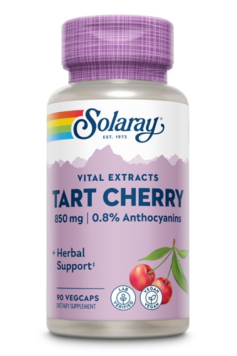 Терпкая вишня — 850 мг — 90 вегетарианских капсул Solaray