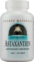 Astaxanthin -- 2 mg - 120 Tablets (Таблетки) Source Naturals