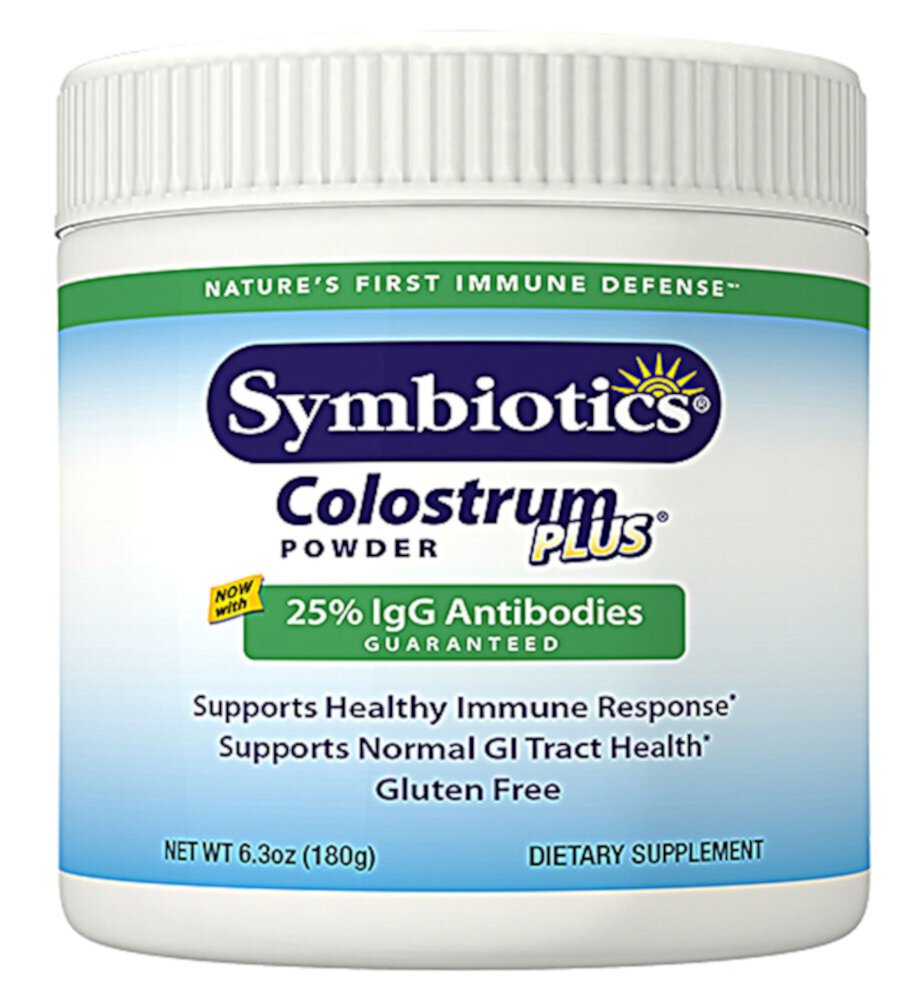 Порошок Colostrum Plus® -- 6,3 унции Symbiotics