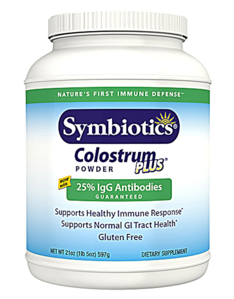 Порошок Colostrum Plus® — 21 унция Symbiotics
