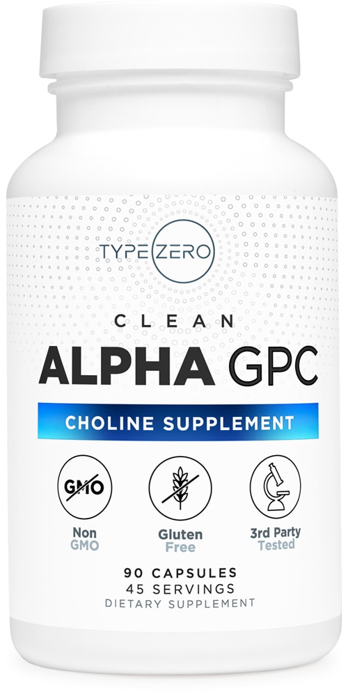 Clean Alpha GPC — 600 мг — 90 капсул Type Zero