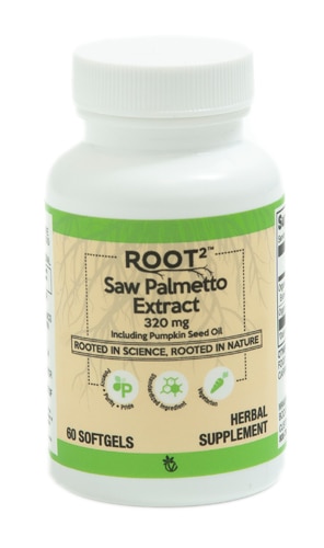 Saw Palmetto Extract 320 mg Including Pumpkin Seed Oil -- 60 Softgels (Мягкие капсулы) Vitacost-Root2