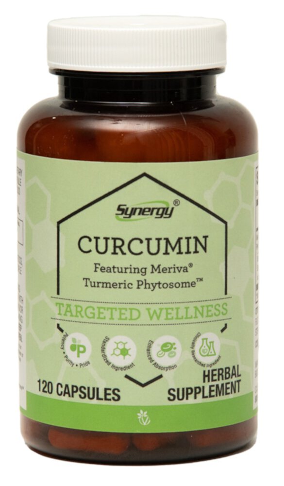 Synergy Curcumin Featuring Meriva Turmeric Phytome -- 500 mg - 120 Capsules (Капсулы) Vitacost