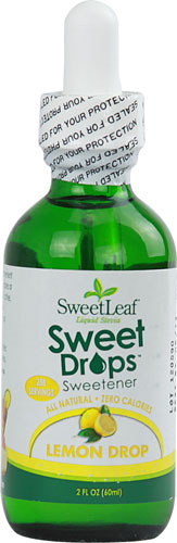 SweetLeaf Подсластитель Sweet Drops Лимонная капля -- 2 жидких унции SweetLeaf