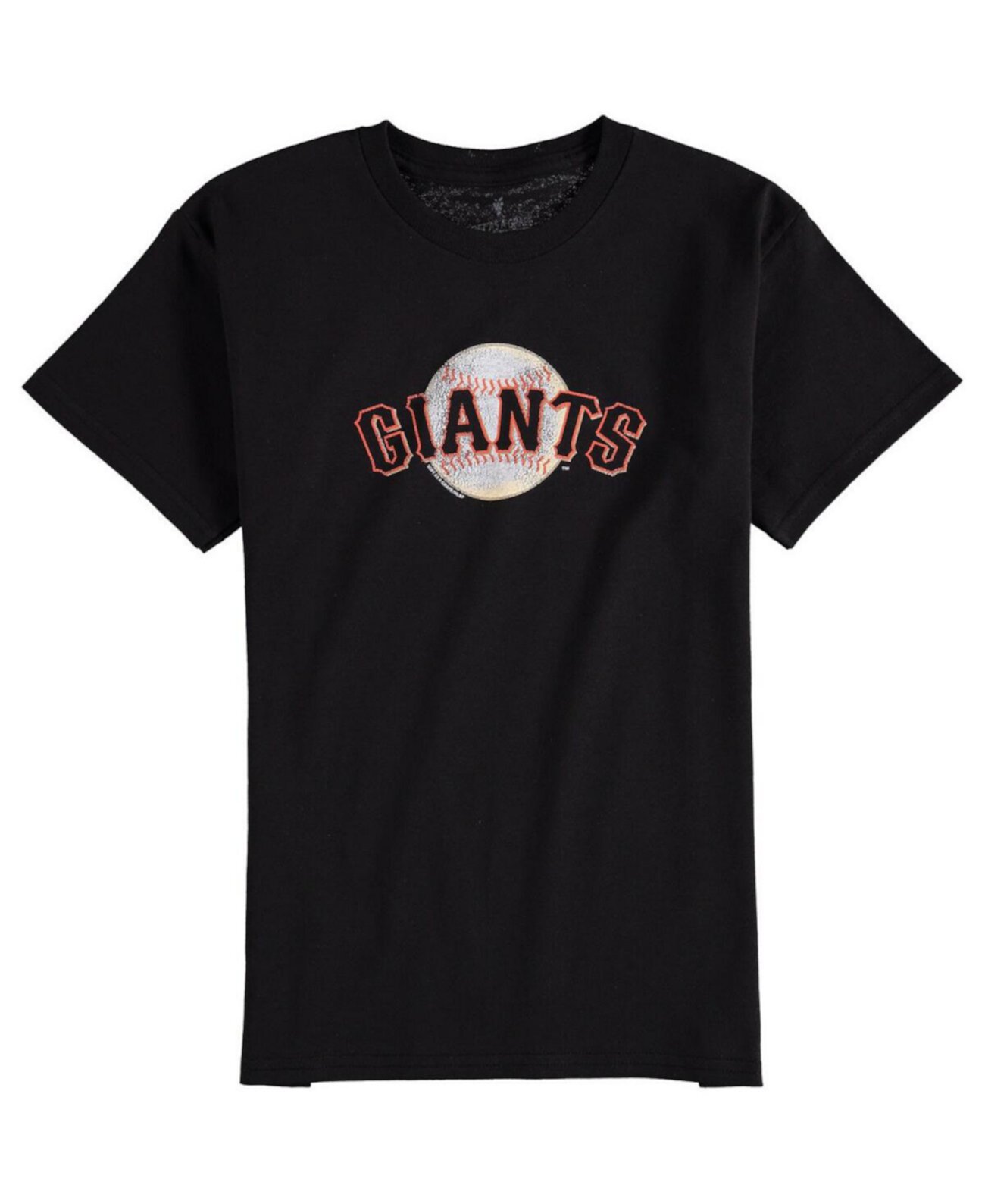 Футболка Для мальчиков San Francisco Giants с потертым логотипом - черная Soft As A Grape