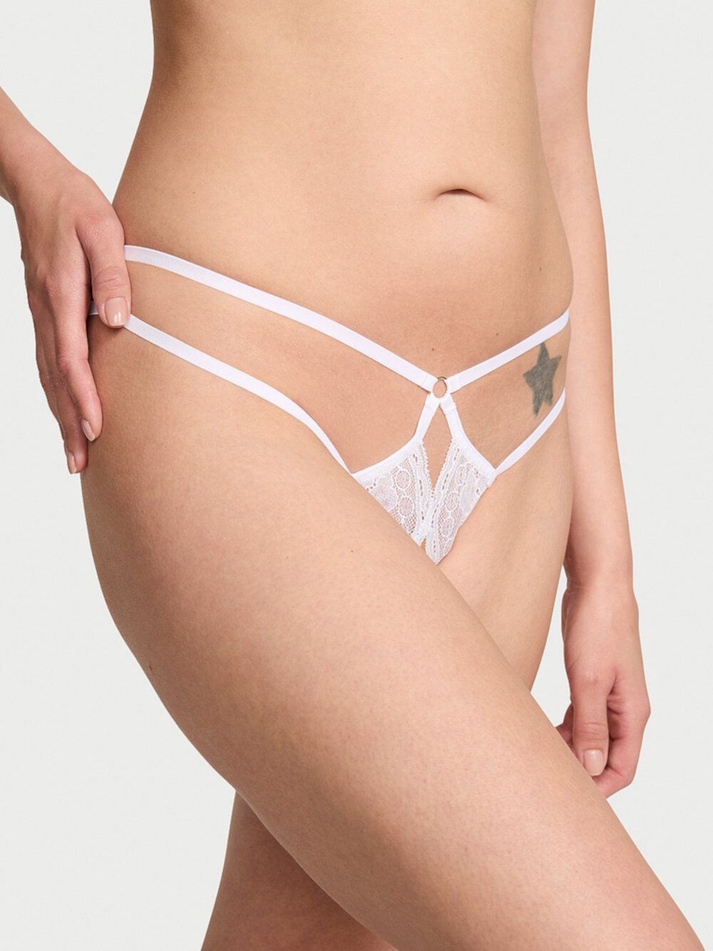 Женские Трусы Very Sexy Crotchless Lace Strappy Thong Panty Very Sexy